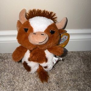 Spark Create Imagine Highland Cow 10" Plush Stuffed Animal NWT